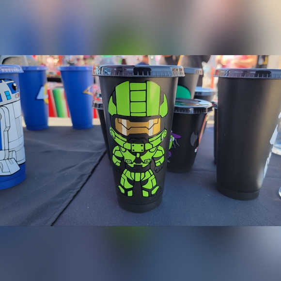 Master Chief / Halo / Aliens / Starbucks Cup / Xbox / Infinite / Reach - Picture 1 of 1